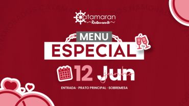 Menu Especial Namorados 2024 - Restaurante Catamaran Recife 